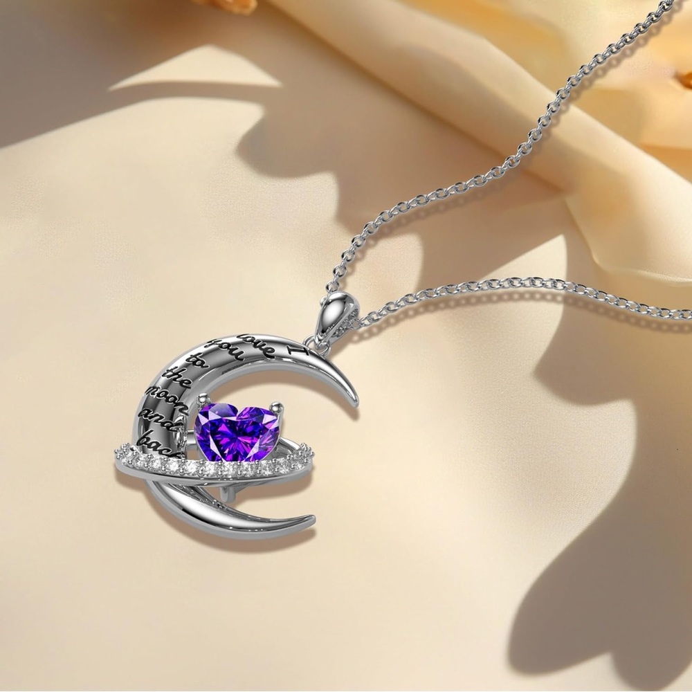 DISTANCE NECKLACE   I Love You to The Moon and Back"